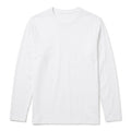 White Supima Cotton Long Sleeve T-Shirt