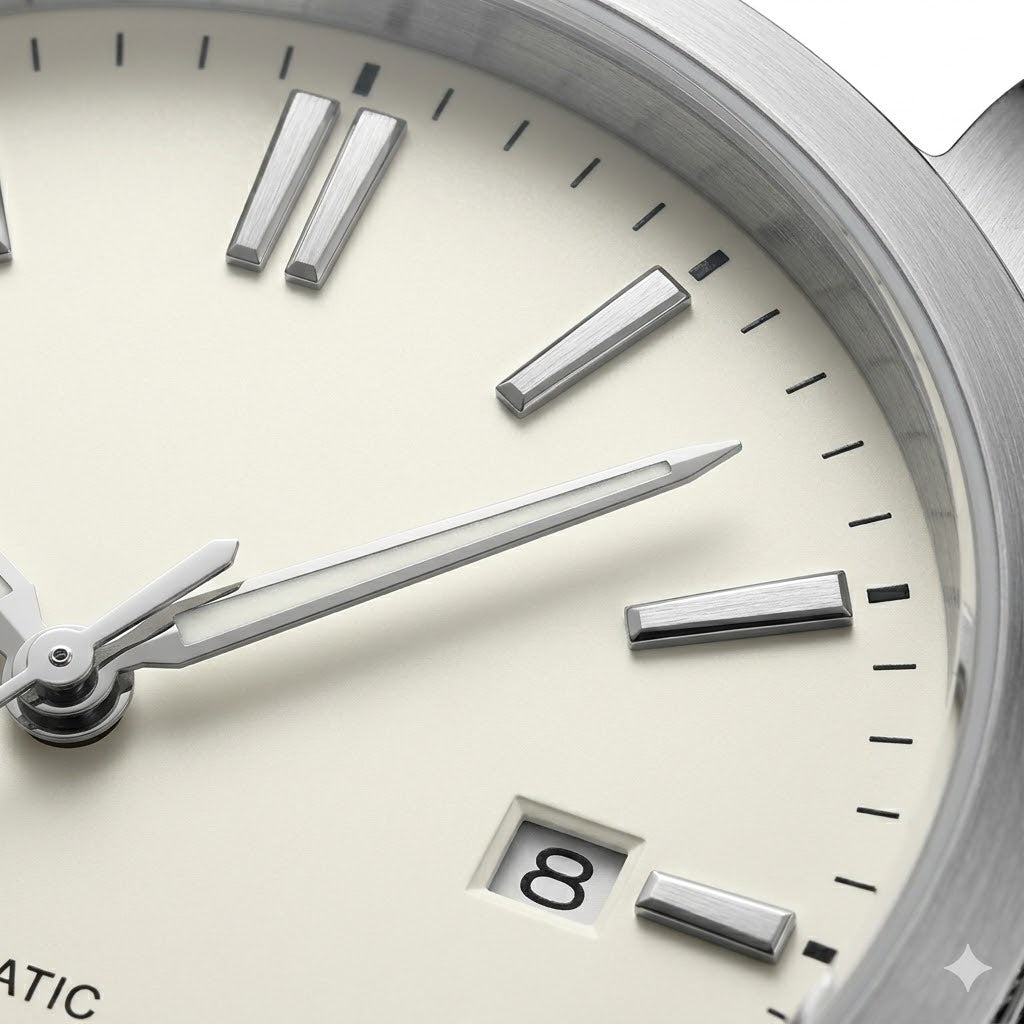 The Chelsea Automatic – Off-White Dial & Brown Leather