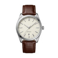 The Chelsea Automatic – Off-White Dial & Brown Leather