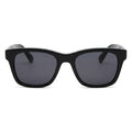 Black 'Oxbridge' Acetate Sunglasses – Smoked Lens